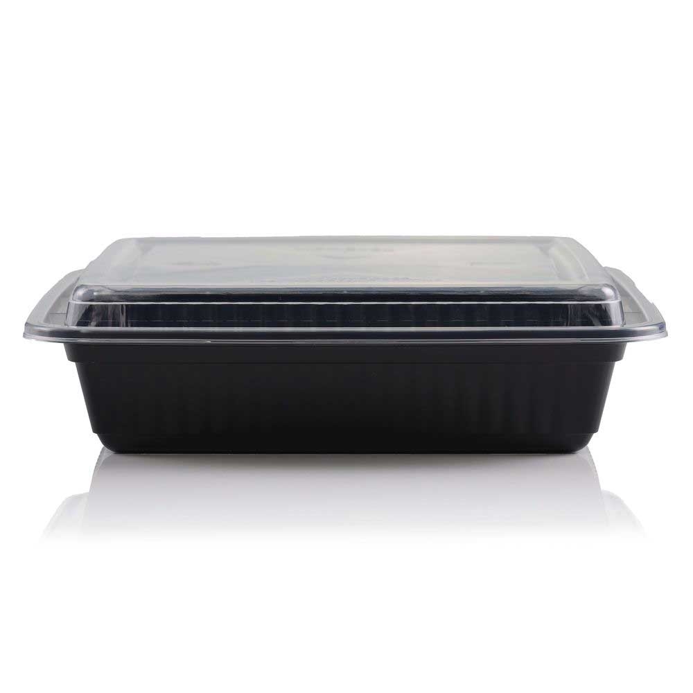 American Maid Rectangular 48 Ounce Meal Prep Containers with Lids, 150 set