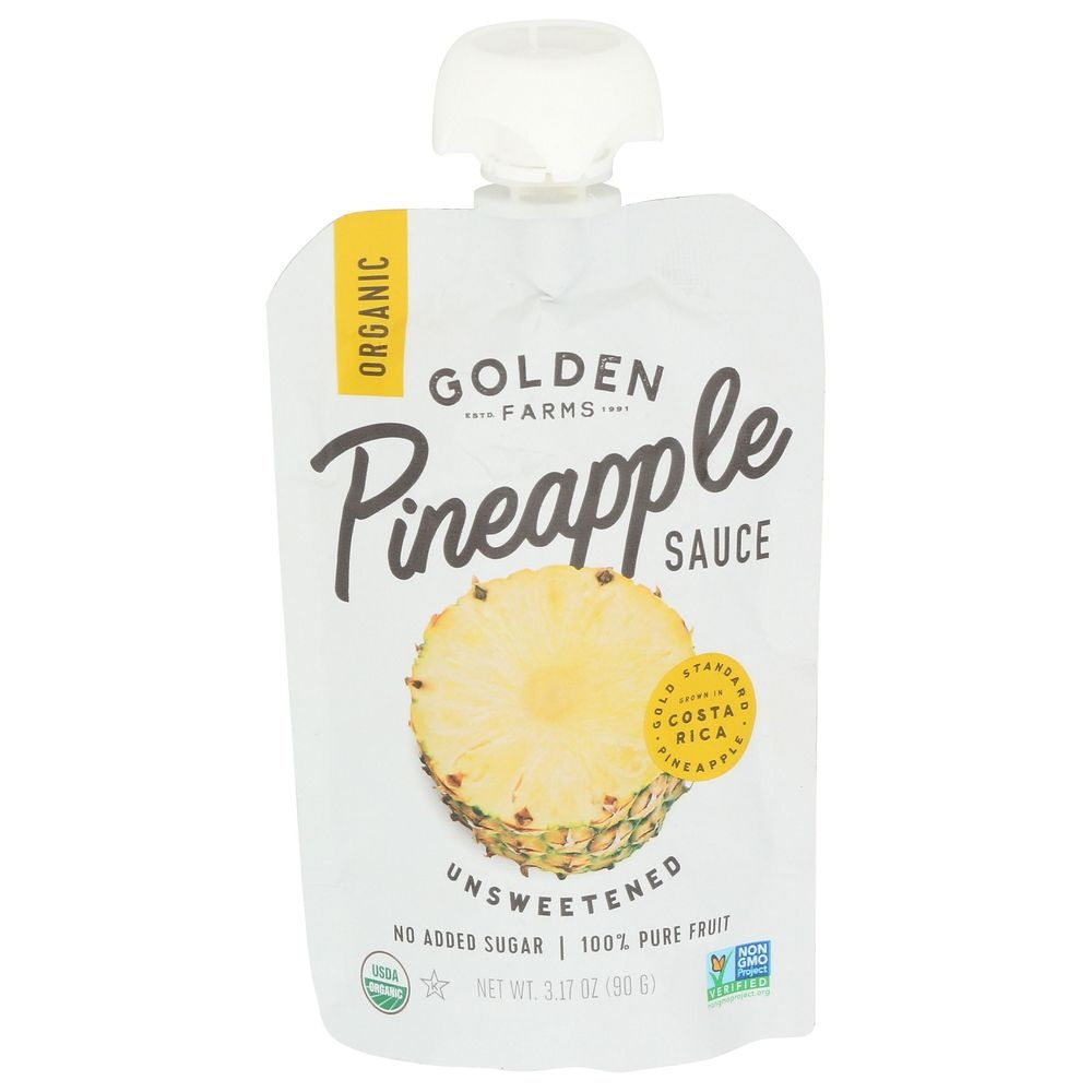 Golden Farms Organic Pineapple Sauce, 12.68 Ounce -- 6 per case