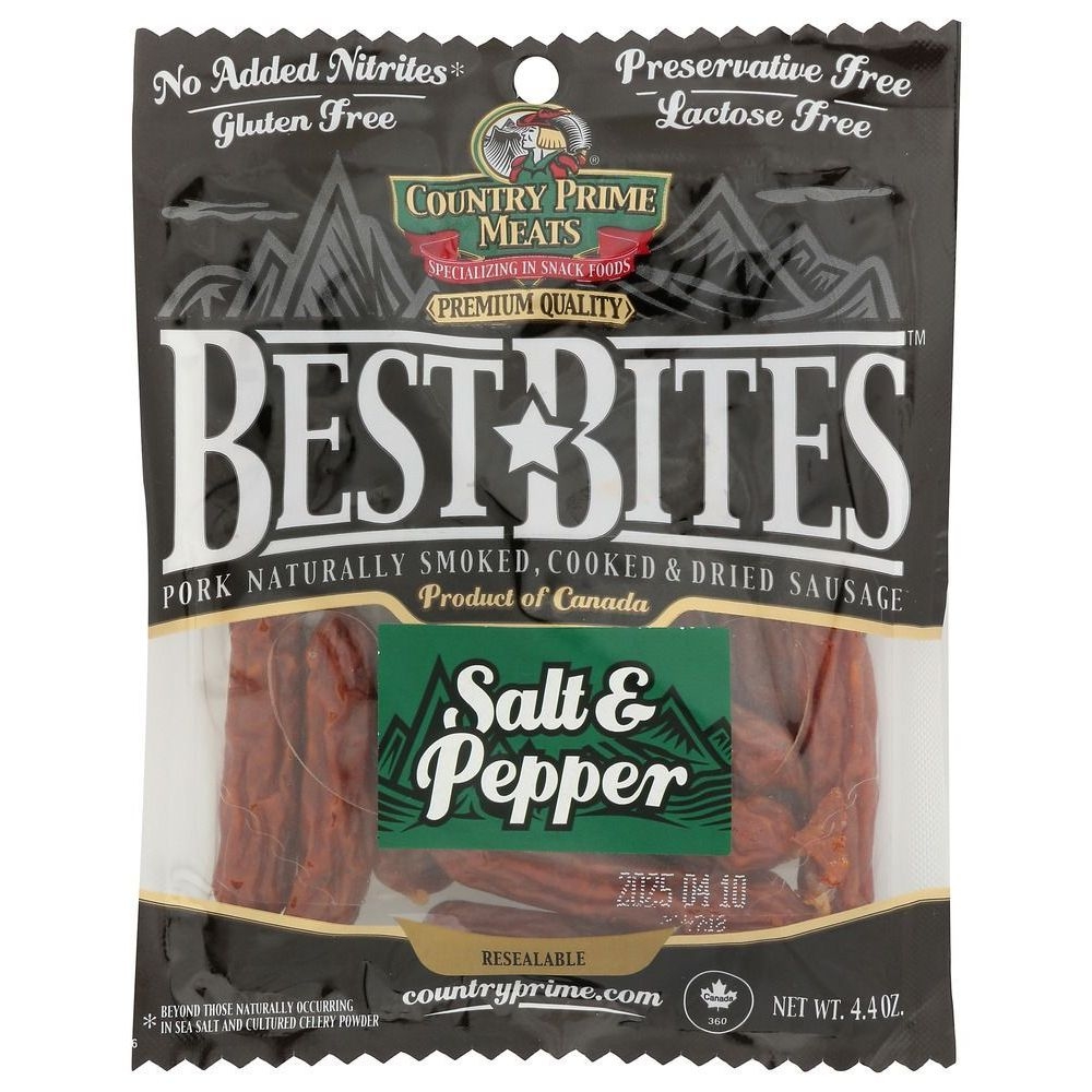 Country Prime Meats Salt and Pepper Best Bites, 4.4 Ounce -- 16 per case