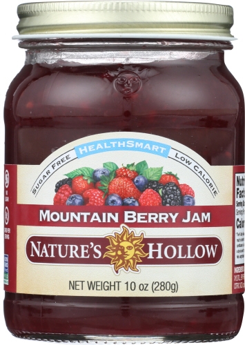 Nature's Hollow Sugar Free Mountain Berry Jam, 10 Ounce -- 6 per case