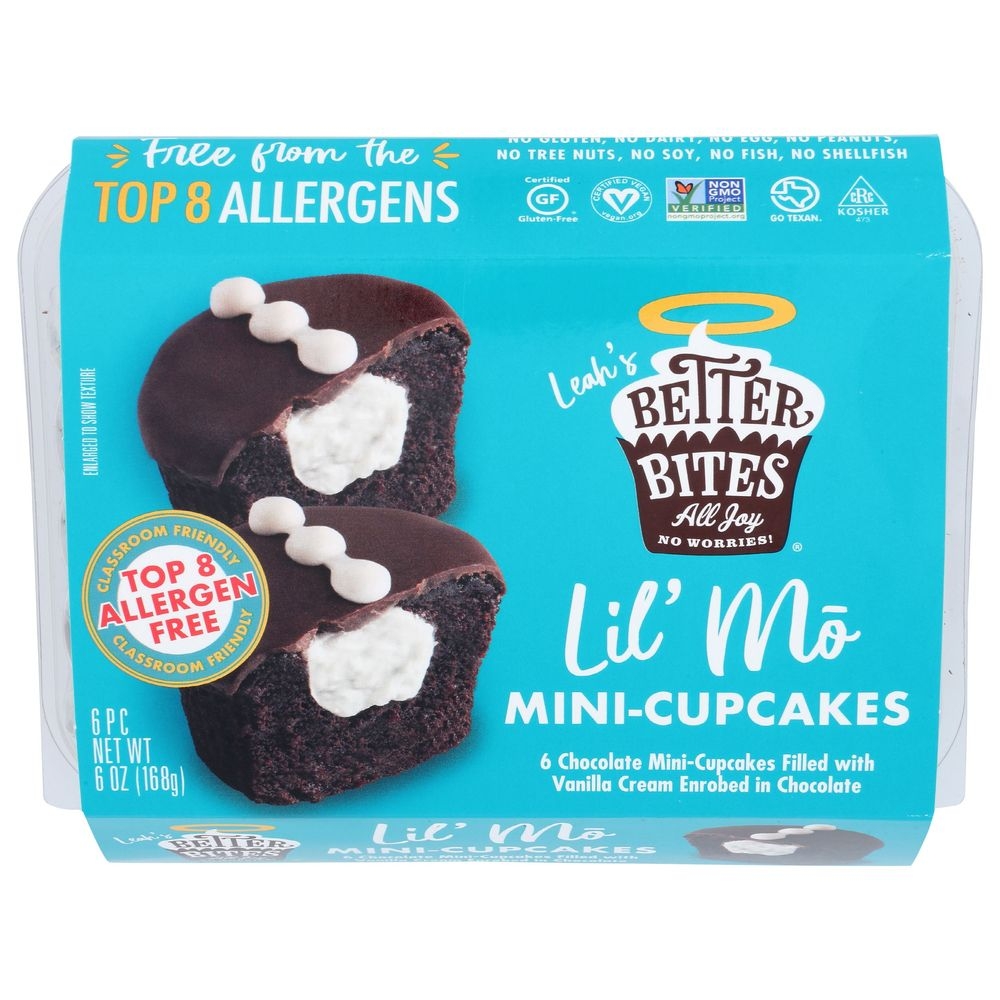 Better Bites Lil Mo Mini Cupcakes, 6 Ounce -- 6 per case