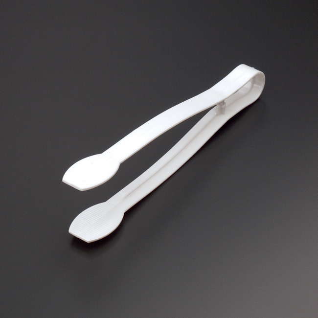 Party Tray White Tong, 9 inch -- 48 per case.
