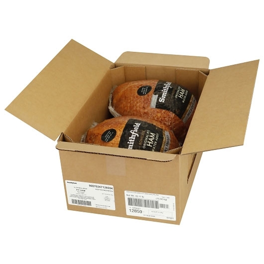 Smithfield Farmland Silver Medal Smoked Pit Ham, 15.44 Pound -- 2 per case.