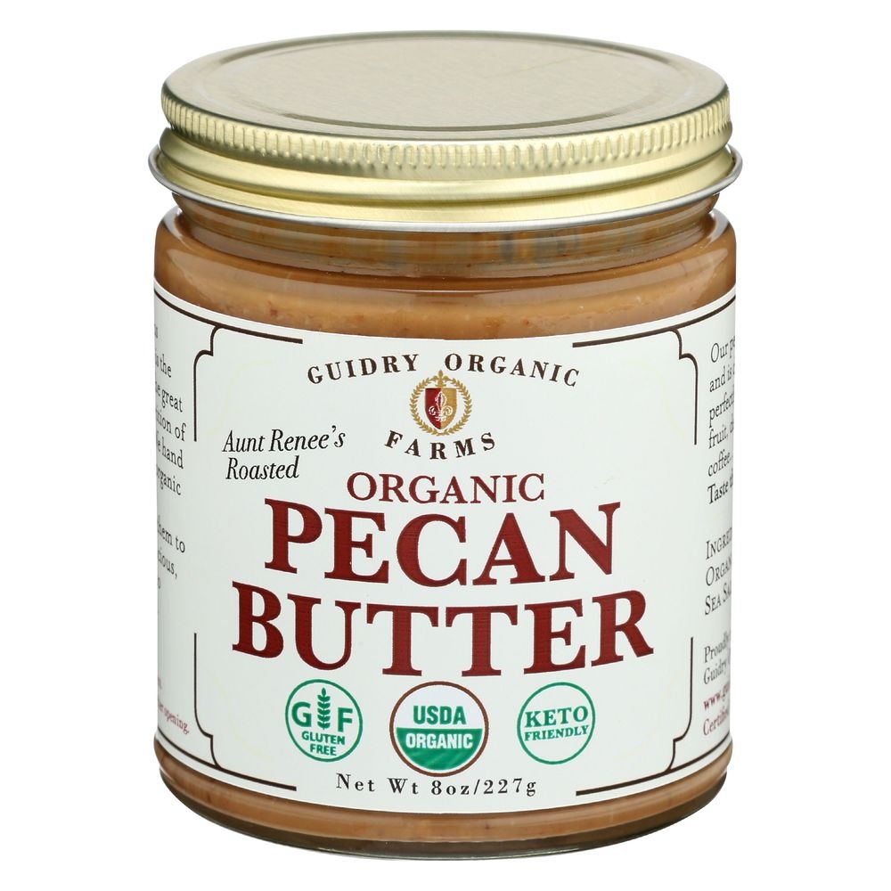 Guidry Organic Farms Pecan Butter, 8 Ounce -- 12 per case