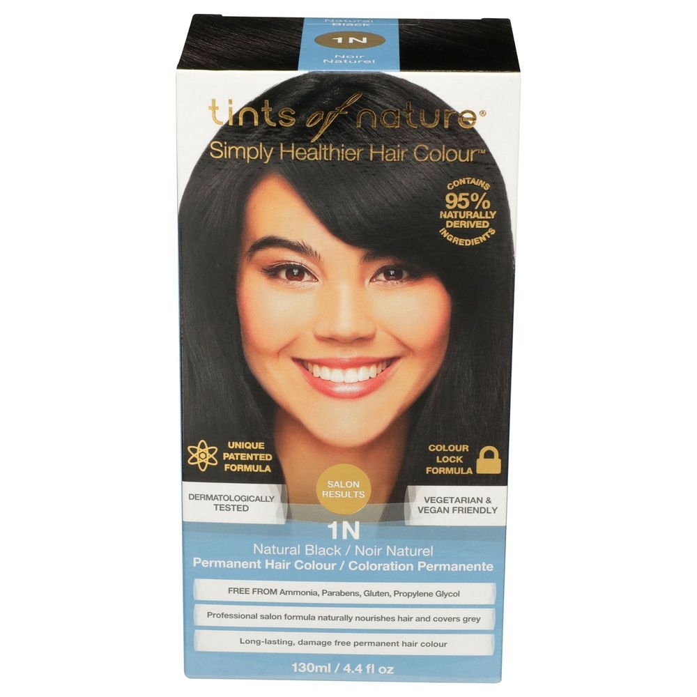 Tints of Nature 1N Natural Black Hair Color, 4.4 Fluid Ounce