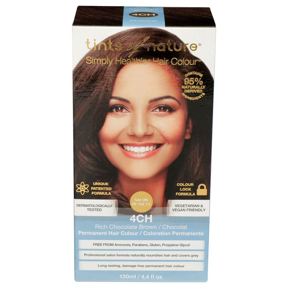 Tints of Nature 4CH Rich Chocolate Brown Hair Color, 4.4 Fluid Ounce