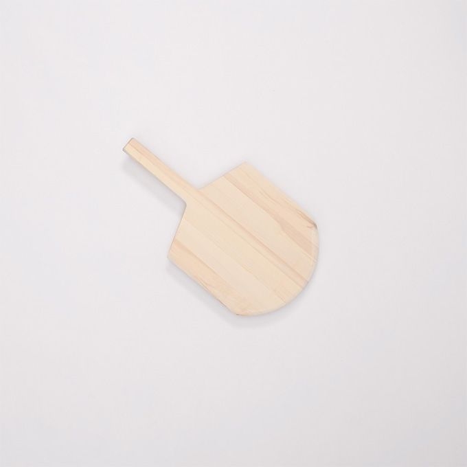 American Metalcraft Deluxe Wood Blade Short Handle Pizza Peel, 8 x 9 inch Blade