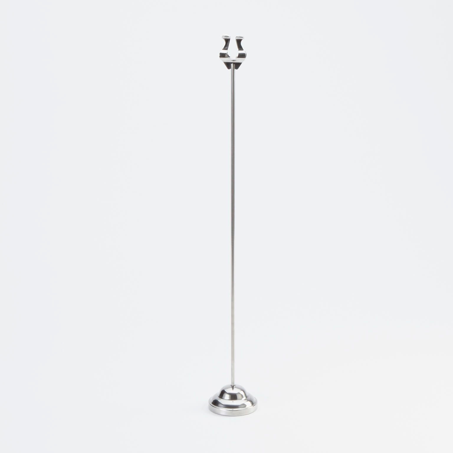American Metalcrafts Chrome Base Musical Number Stand, 18 inch -- 12 per case