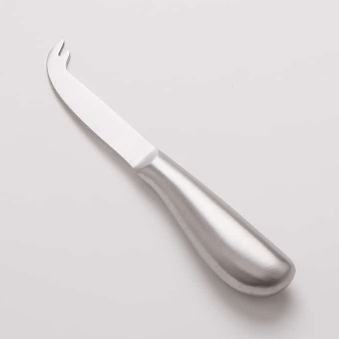 American Metalcraft Evolution Stainless Steel Fork-Tipped Hard Cheese Knife, 9 inch