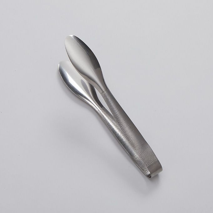 American Metalcraft Vintage Hammered Stainless Steel Serving Tong, 9 inch Length