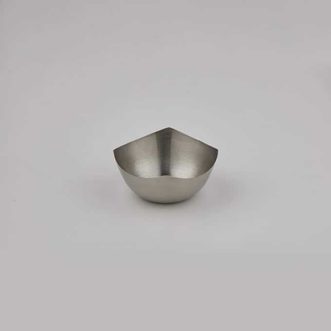 American Metalcraft Satin Stainless Steel Squound Snack Bowl, 3 Ounce