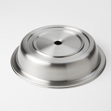 American Metalcraft Round Standard Stocked Stainless Steel Plate Cover for 9 5/8 to 9 7/8 inch Dia Standard or English Foot Plate