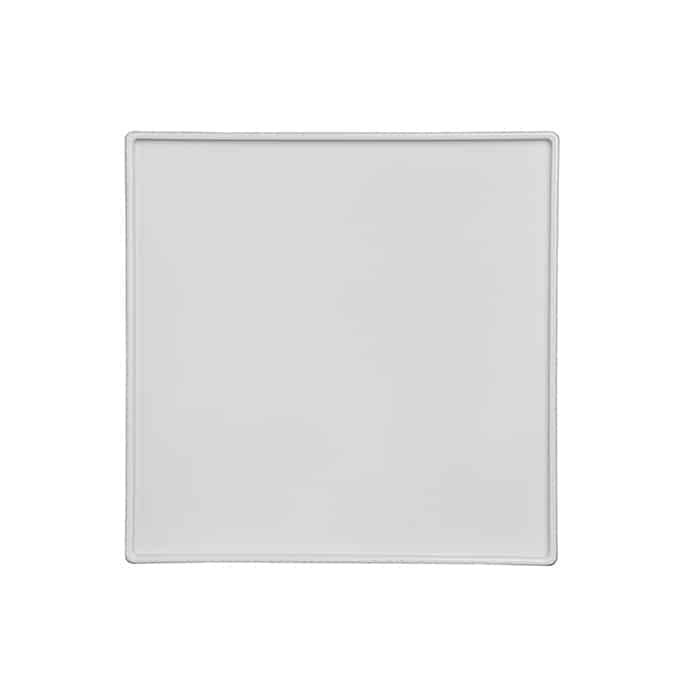American Metalcraft Unity Collection Square Melamine Mocha Plate, 9 inch