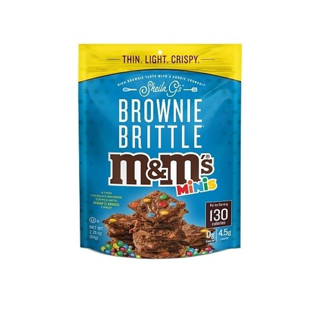 Sheila Gs M and M Minis Brownie Brittle, 2.25 Ounce -- 8 per case