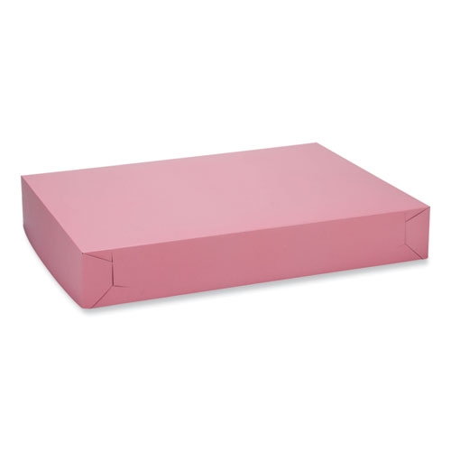 Sct White Paper Two-piece Non-window Bakery Box, 26 X 18.5 X 4 Inch -- 50 Per Case