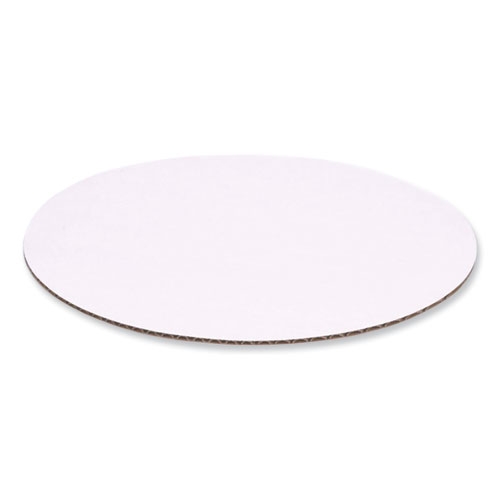 SCT White Paper Mottled White Cake Circle, 10 inch Diameter -- 100 per case