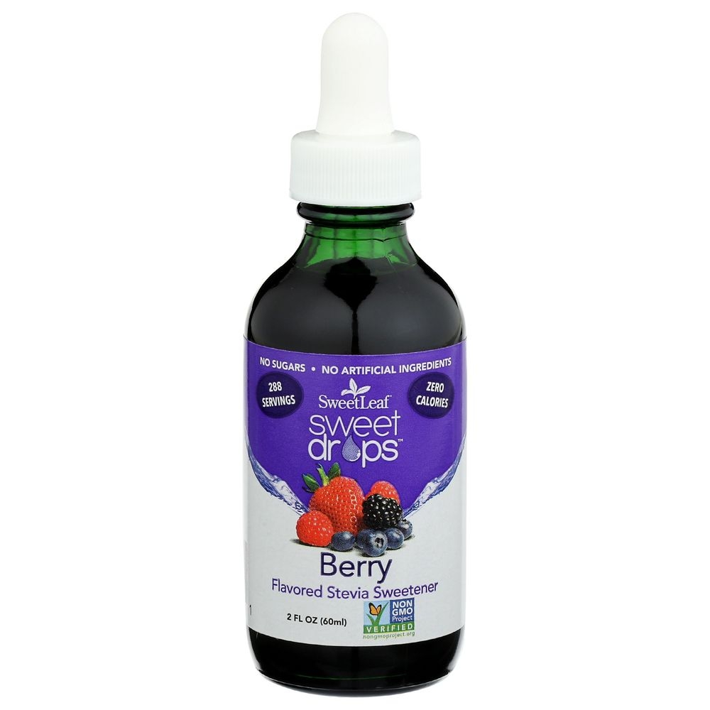 Sweet Leaf Sweet Drops Berry Flavored Liquid Sweetener, 2 Ounce -- 3 per case
