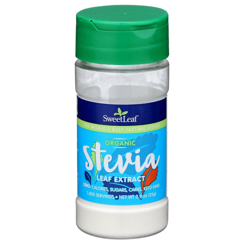 Sweet Leaf Organic Stevia Extract Powder, 0.9 Ounce -- 3 per case