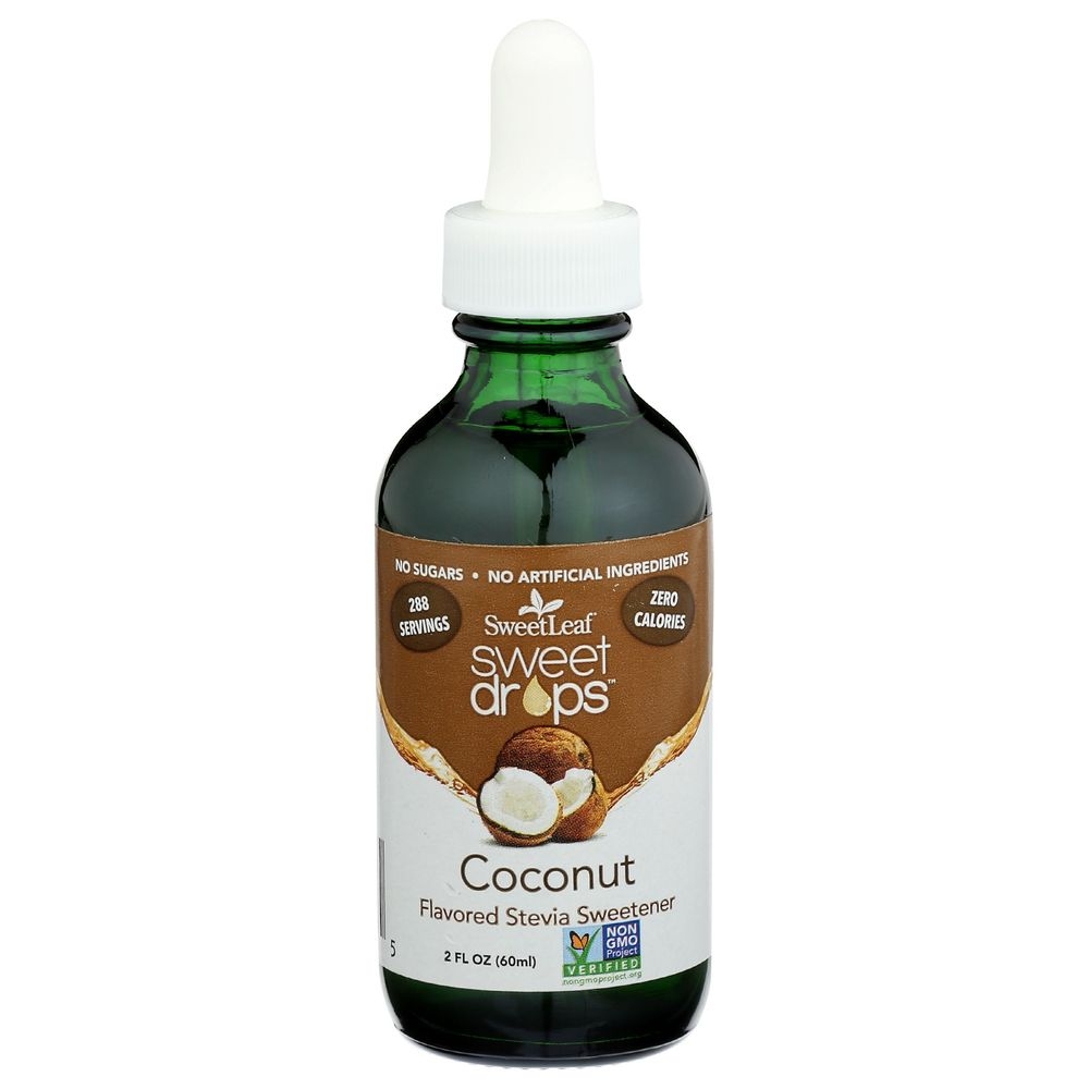 Sweet Leaf Sweet Drops Coconut Flavored Liquid Sweetener, 2 Ounce -- 3 per case