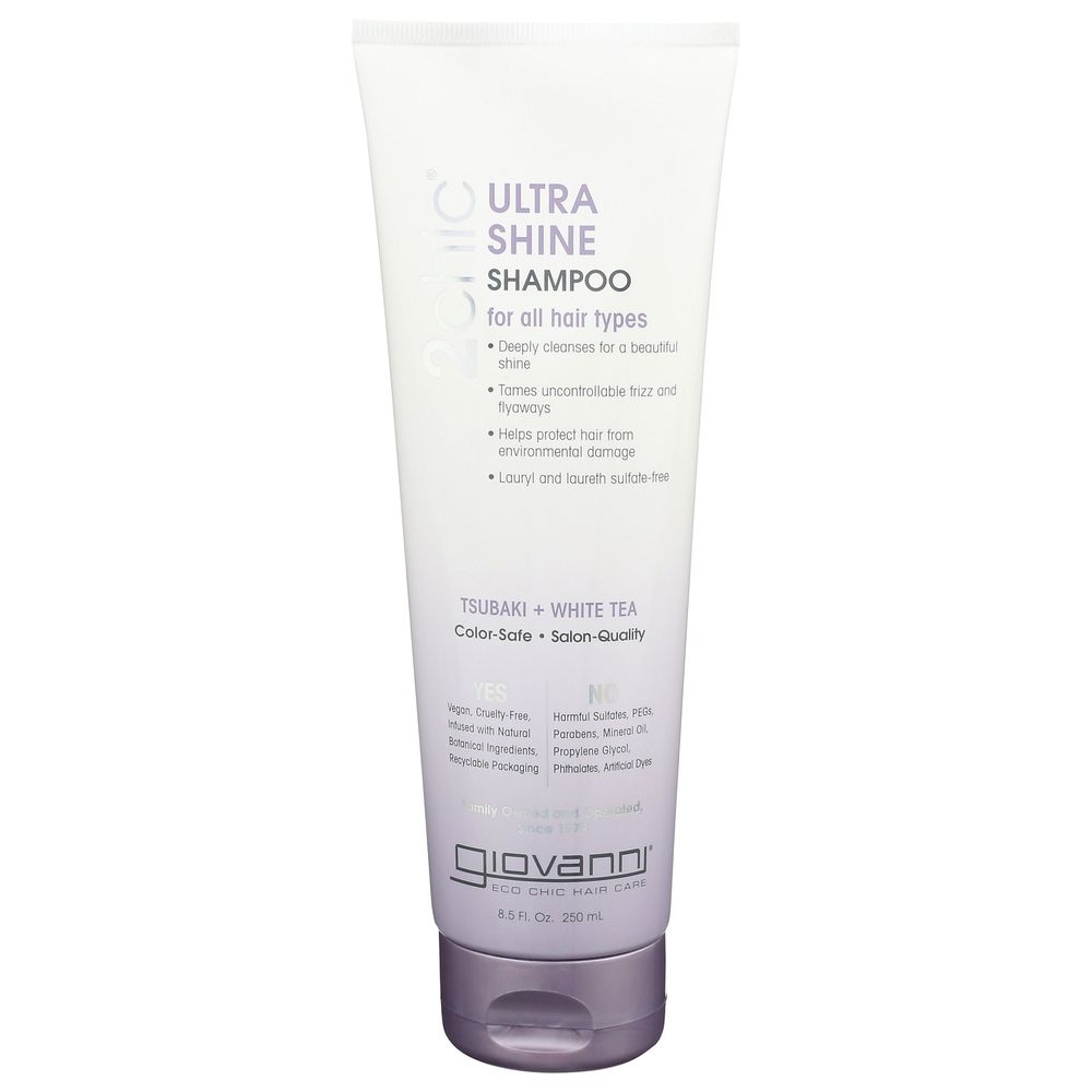 Giovanni 2chic Tsubaki and White Tea Ultra Shine Shampoo, 8.5 Fluid Ounce