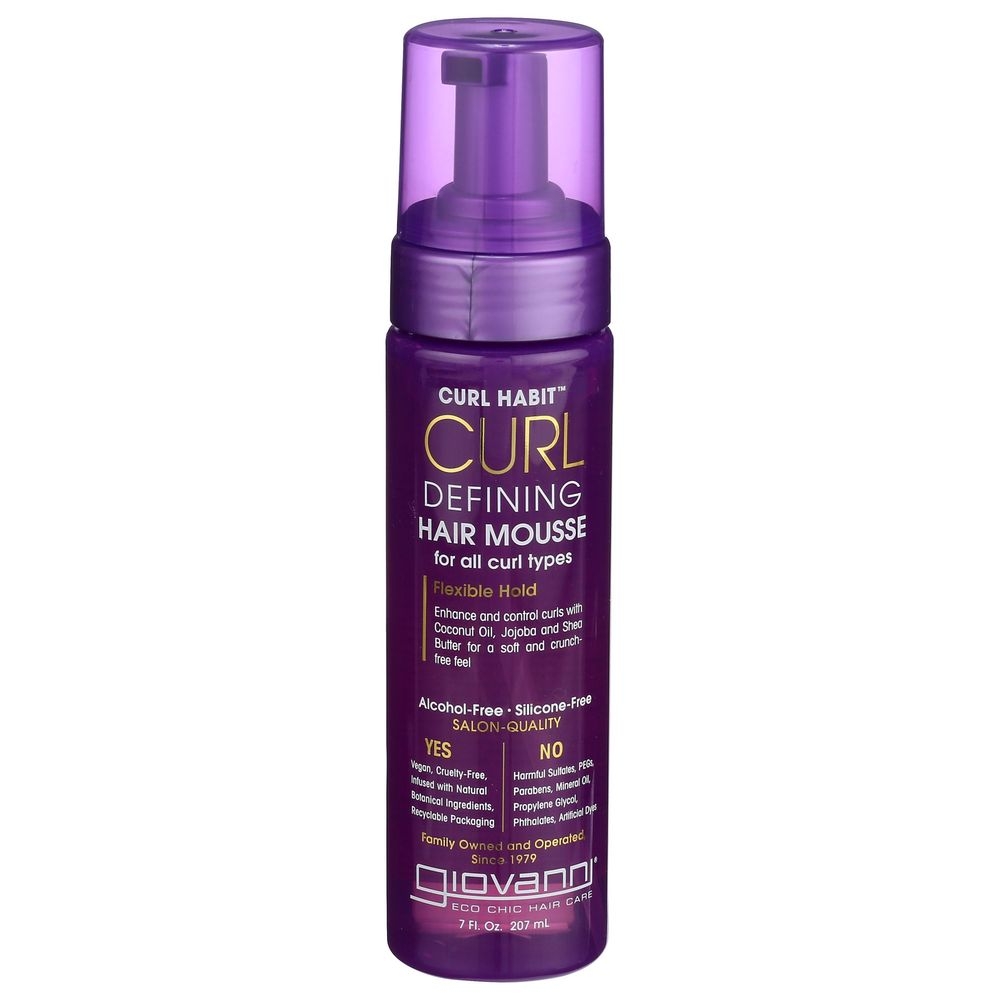 Giovanni Curl Habit Curl Defining Hair Mousse, 7 Fluid Ounce -- 3 per case