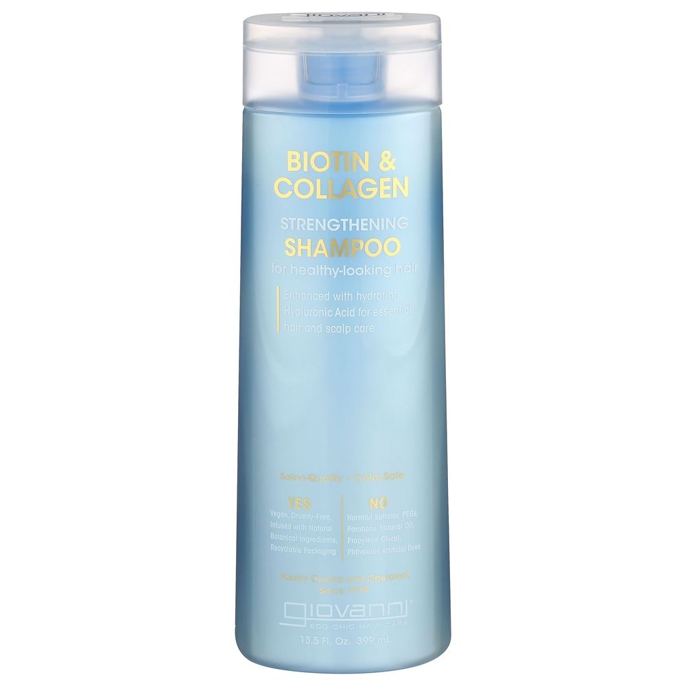 Giovanni Biotin and Collagen Strengthening Shampoo, 13.5 Fluid Ounce