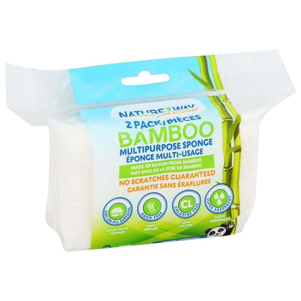 Naturezway 2 Count Bamboo Sponge -- 24 per case