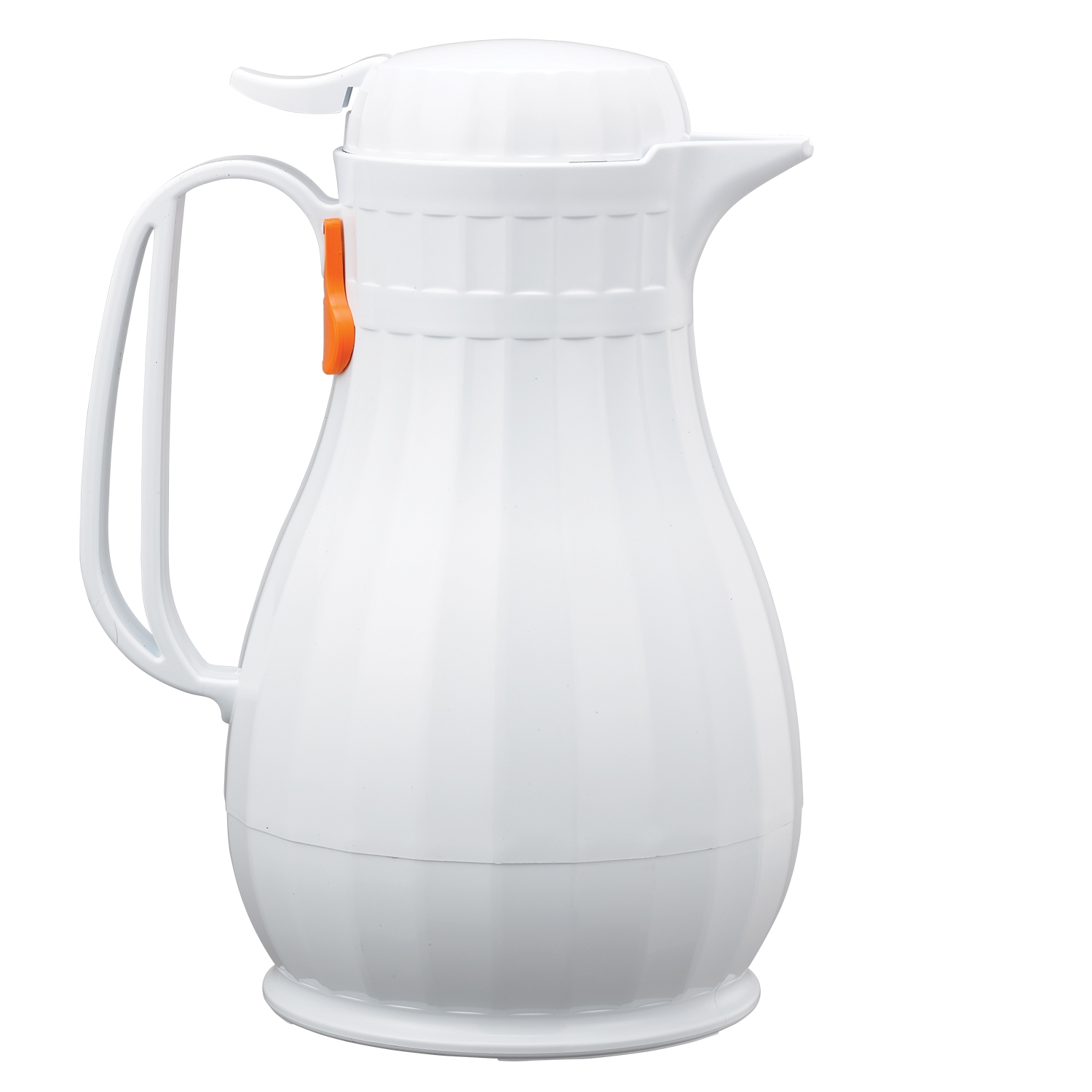 Service Ideas Eco-Serv White Foam Lined Plastic Carafe, 4 Ounce Capacity