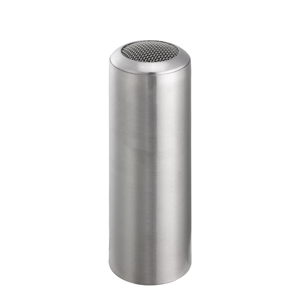Service Ideas Stainless Steel Brushed Finish Unprinted Mesh Top Condiment Shaker, 6 Ounce Capacity -- 72 per case