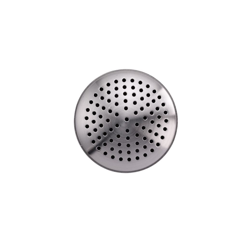 Service Ideas Stainless Steel Brushed Finish Unprinted Multihole Top Condiment Shaker, 6 Ounce Capacity