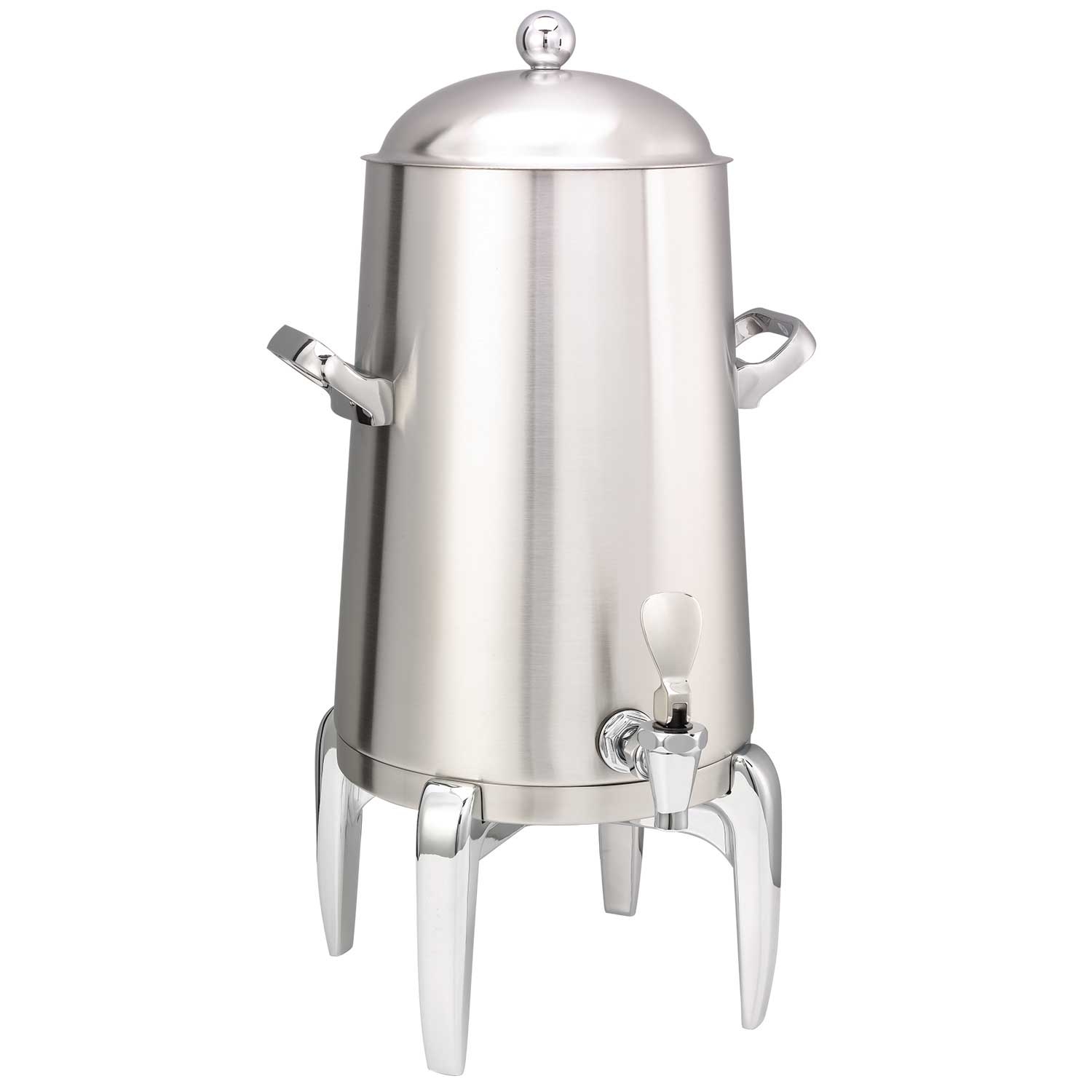 Service Ideas Flame Free Thermo-Urn Brushed Stainless Modern Style Vacuum Insulated Urn, 3 Gallon Capacity