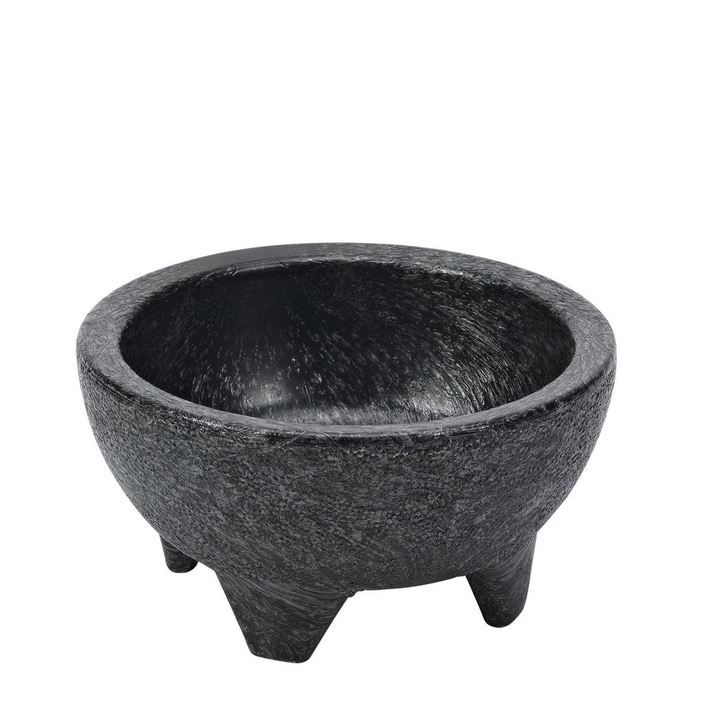 Service Ideas Fiesta Solutions Black 10 Ounce Salsa Bowl, 4 Count