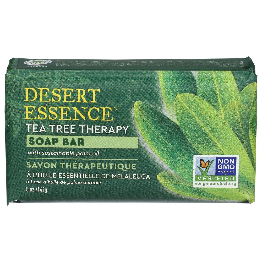 Desert Essence Tea Tree Therapy Soap Bar, 5 Ounce