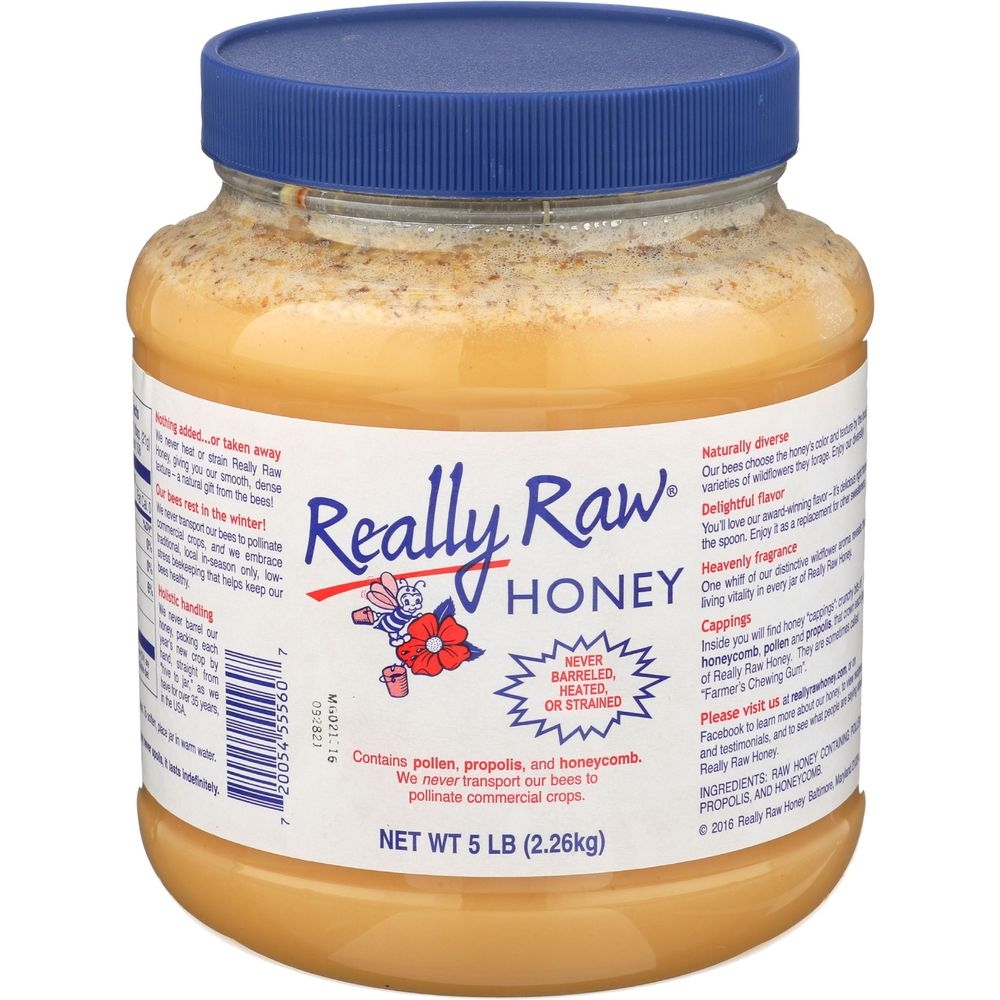 Really Raw Unstrained Honey, 5 Pound