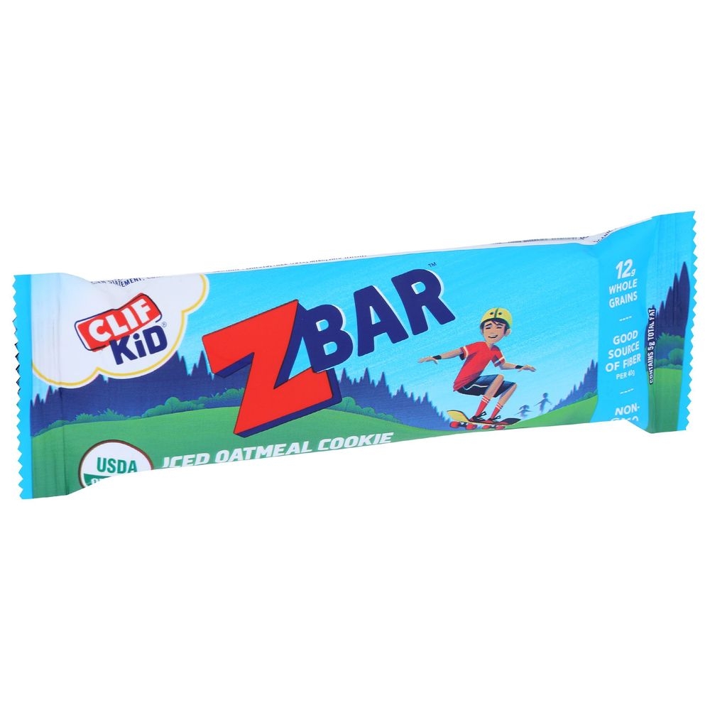 Clif Kid Zbar Organic Iced Oatmeal Cookie Bar, 15.24 Ounce -- 6 per case