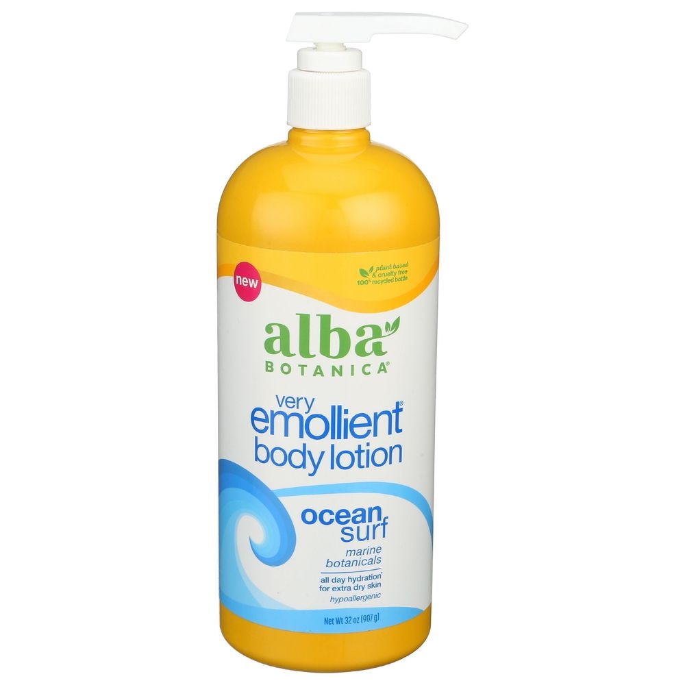 Alba Botanica Very Emollient Ocean Surf Marine Body Lotion, 32 Fluid Ounce
