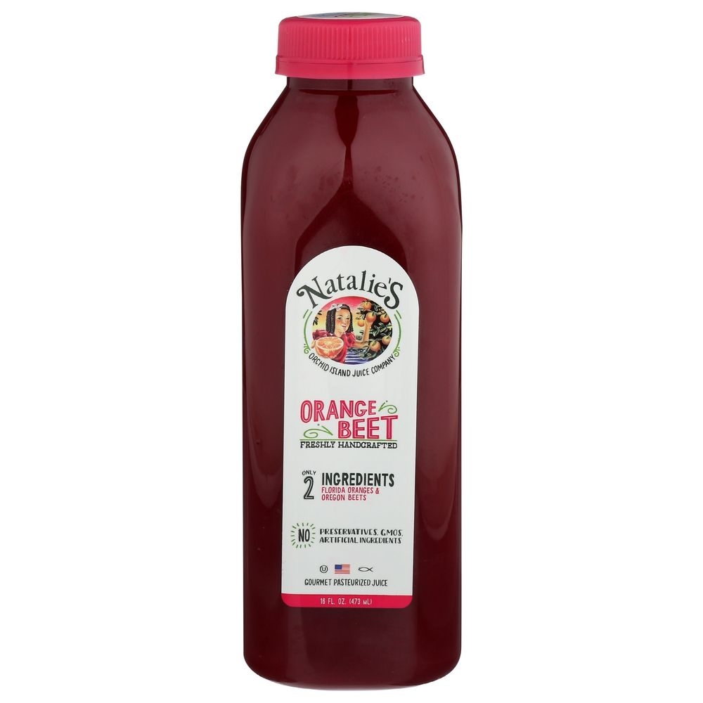 Natalies Orange Beet Juice, 16 Fluid Ounce -- 6 per case