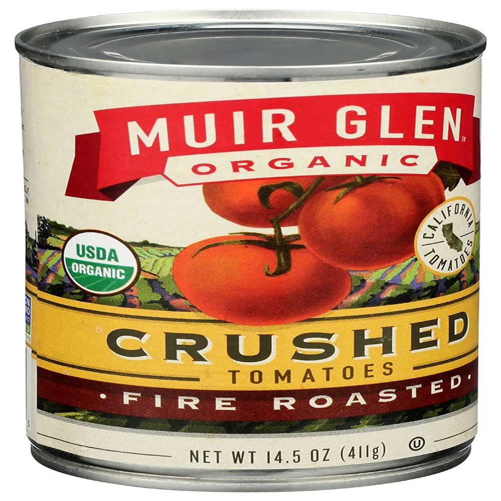 Muir Glen Organic Crushed Fire Roasted Tomatoes, 14.5 Ounce -- 12 per case