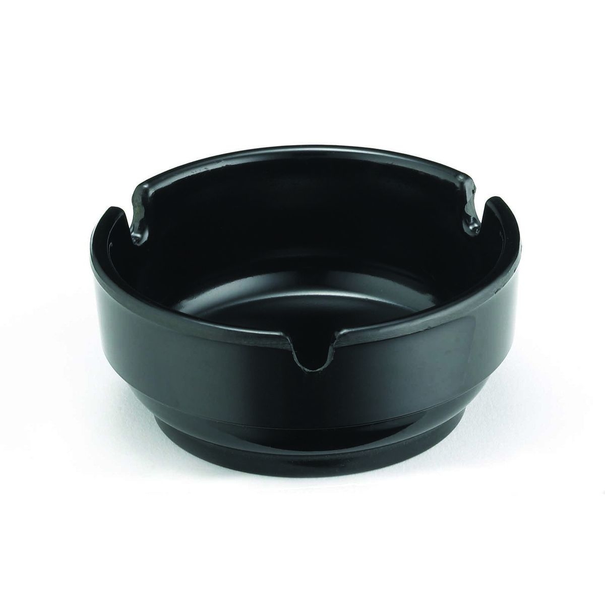 3.25 X 1.25 inch Black Ashtray -- 144 per case