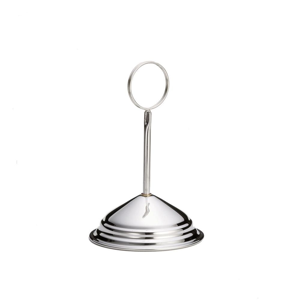 Tablecraft Stainless Steel Deluxe Card Holder, 6 inch