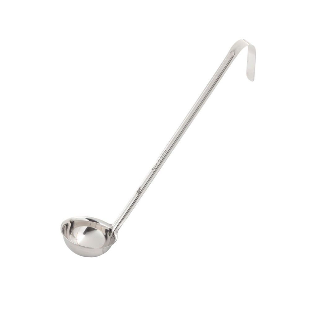 Tablecraft One Piece 3 Ounce Stainless Steel Ladle, 14 inch Length