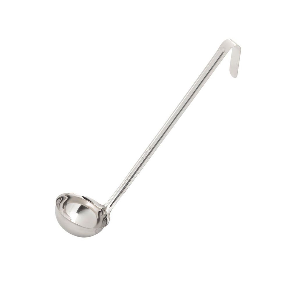 Tablecraft One Piece 4 Ounce Stainless Steel Ladle, 14 inch Length -- 12 per case