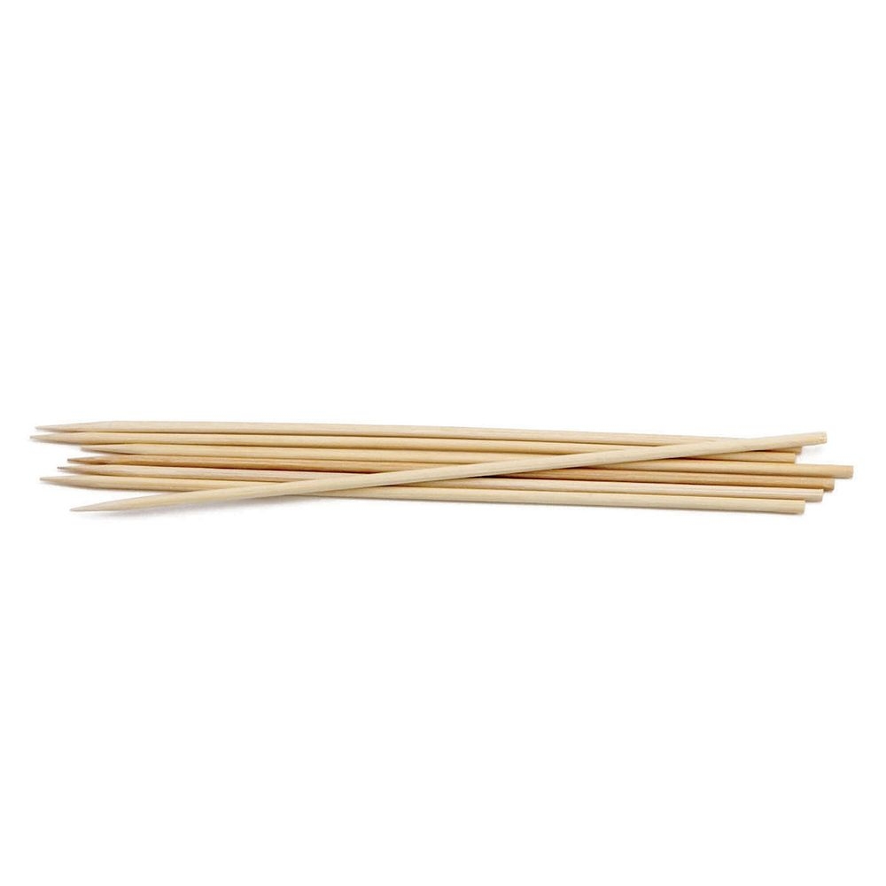 Tablecraft 8 inch Round Bamboo Skewer, 100 count -- 240 per case