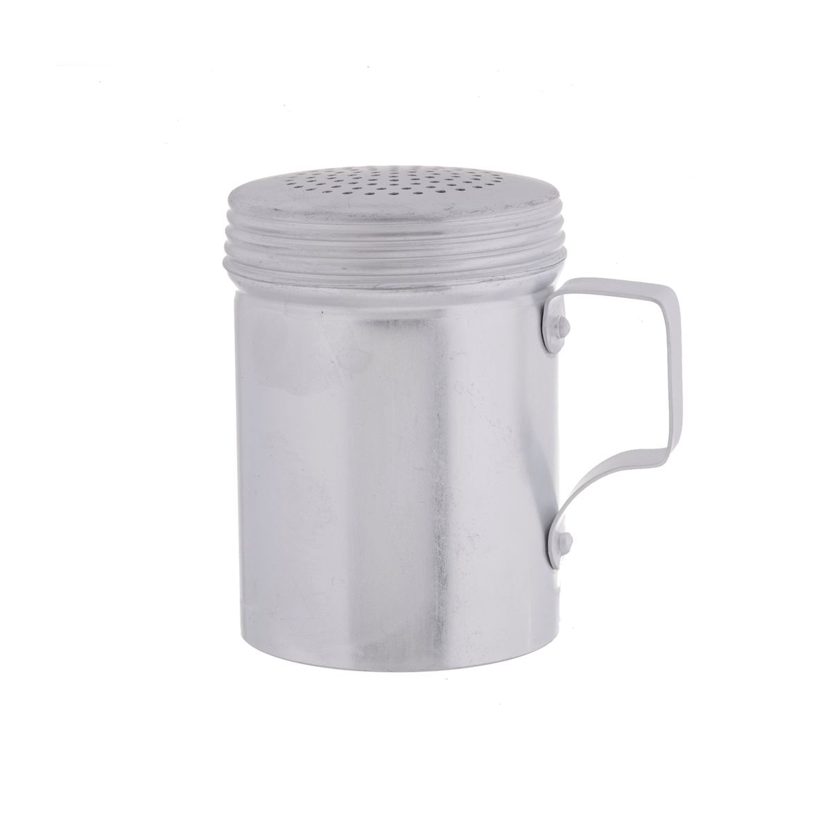 Tablecraft Aluminum Dredge with Handle, 10 Ounce Capacity -- 12 per case