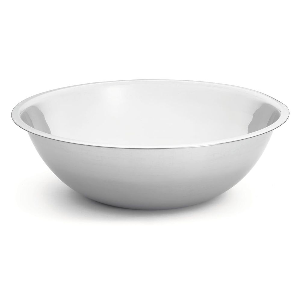 Tablecraft Stainless Steel 0.6 mm Heavyweight Mixing Bowl, 16 Quart Capacity