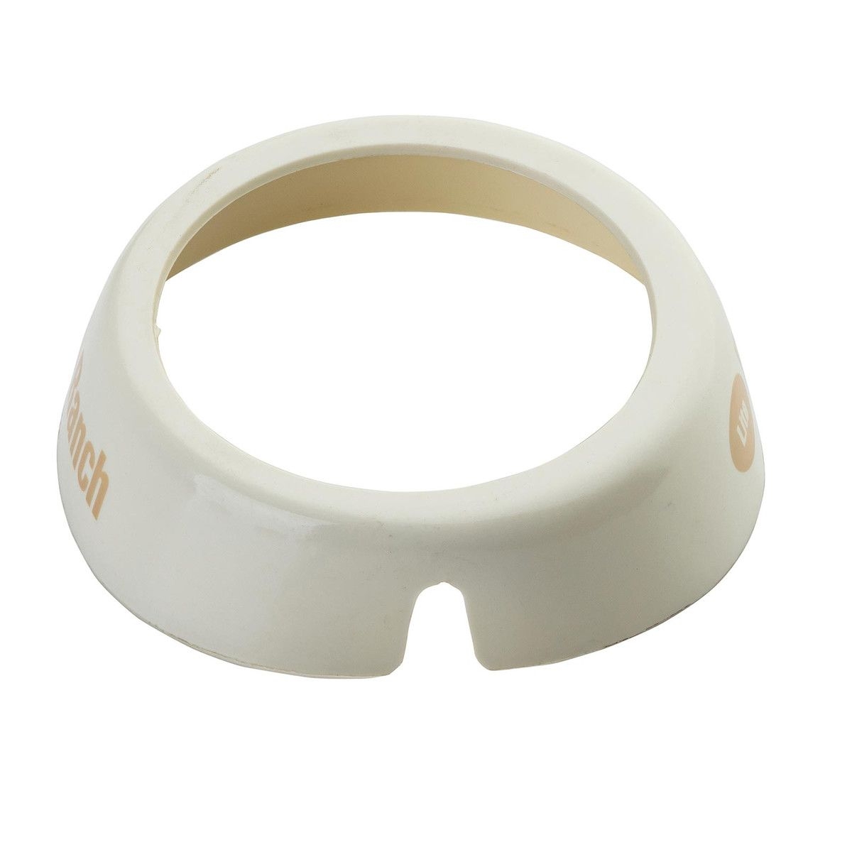 Tablecraft Plastic Beige Print Ranch White Collar For Salad Dressing Dispenser