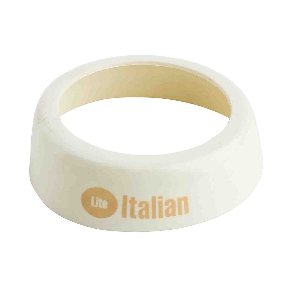 Tablecraft Plastic Beige Print Lite Italian White Collar for Salad Dressing Dispenser