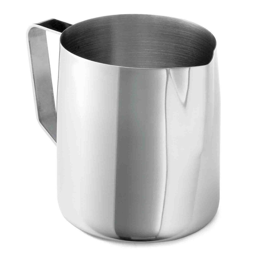 Tablecraft Stainless Steel Mirror Finish Frothing Cup, 14 Ounce Capacity