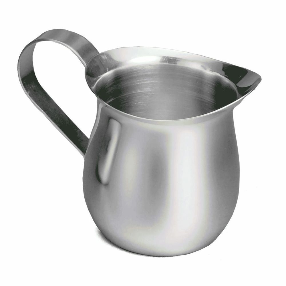 Tablecraft Stainless Steel Mirror Finish Bell Creamer, 5 Ounce Capacity