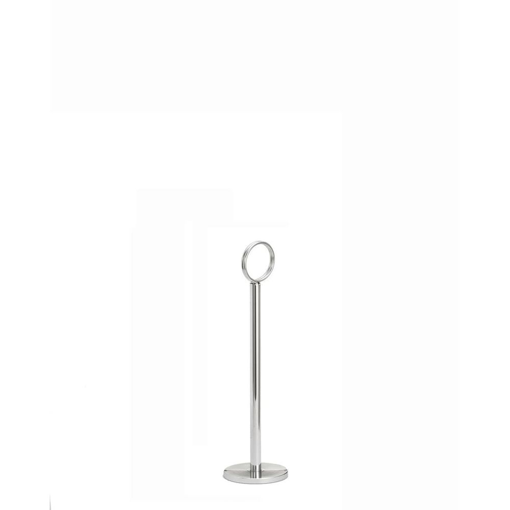 Tablecraft Chrome Plated Card Holder, 2.175 x 2.175 x 8.125 inch